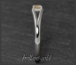 Preview: 585 Gold Brillant Ring; 0,34ct, zart champagner